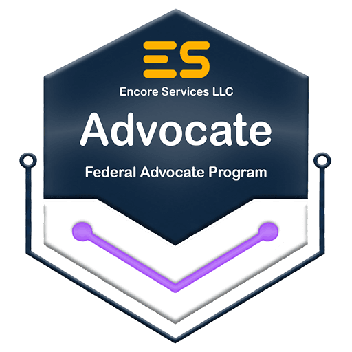 Encore Federal Advocate badge (sample)