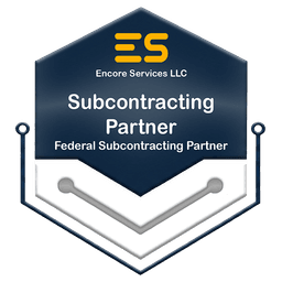 Encore Federal Subcontracting Partner badge (Silver tier sample)